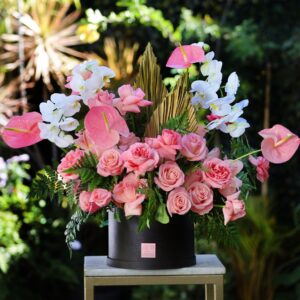 Destino rosa 2  (con orquídea)