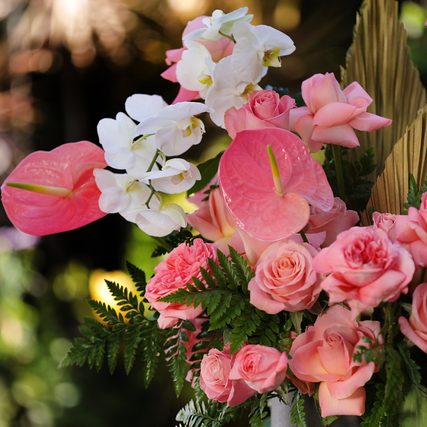 Destino rosa 2 (con orquídea) - Imagen 2